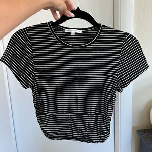 Black & White Crop Top NWOT